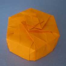 Origami Star Lid Box